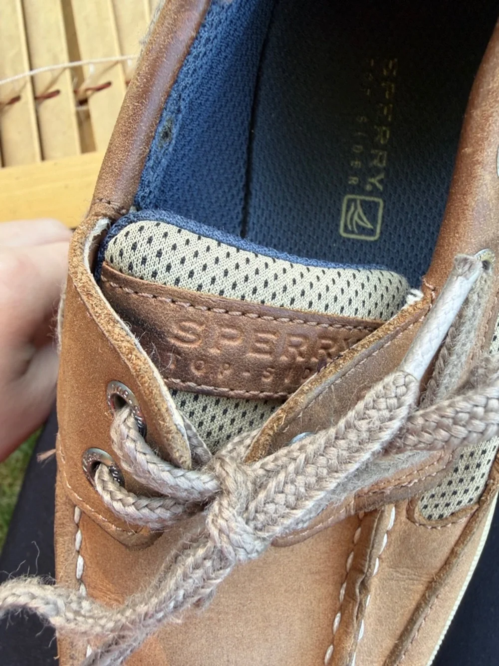 Sperry Kids Brown Leather Moccasin Boat Shoes